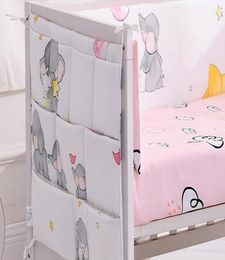 Baby Bedding Set 100Cotton Cartoon Crib Bed Bumper Newborns Sheet Duvet Cover Child Bed Protector Baby Washable Cot Bedding Set 24286426