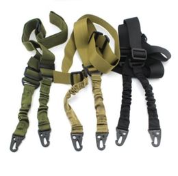 5pcsLot Adjustable AR15 M4 Tactical 2 Two Point Bungee Sling for Rifle Airsoft7815561