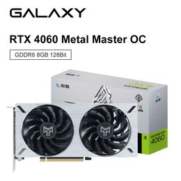 GALAXY New Graphic Card rtx 4060 Metal Master OC 8G GDDR6 4NM 8 Pin 128 Bit 17000 MHz Gaming GPU Video Cards placa de vdeo