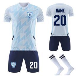 Football Jersey For Men Kids Sets College Soccer Athlete Training Uniforms With Socks Custom Name number 240312