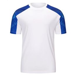 Plus Size Mens Football Shirt Jersey Colour Patchwork O-neck Short Sleeve Leisure Sportswear Quick Dry Male Soccer Uniform Tops 240305