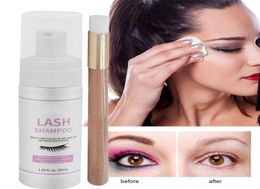 Melao 50ml Lash Shampoo Foam Cleaner Individual Eyelash Extension Cleanser Professional Eyelashes Foaming Mild Makeup Remover with1734561