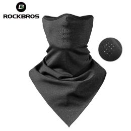 Bibs Rockbros Winter Windproof Ski Mask Scarf Warm Fleece Thermal Breathable Cycling Running Snowboard Motorcycle Skiing Face Mask