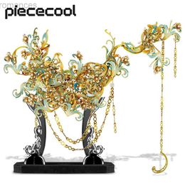 3D Puzzles Piececool 3D Metal Puzzle LOVE SMILE Assembly Model Kits Jigsaw DIY Toys for Adult Gifts 240314