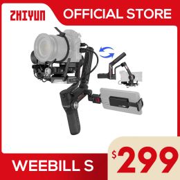 Heads ZHIYUN Official Weebill S 3Axis Gimbal Handheld Stabiliser Image Transmission for Canon Sony Etc Mirrorless Camera OLED Display