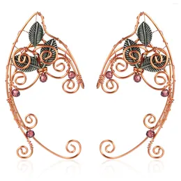 Backs Earrings Elf Ear Clip Ears On For Women Cuffs Non-piercing Fairy Womens Perforation Accessories