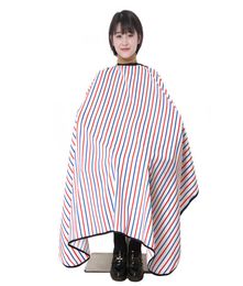 Red blue stripe barber cape Stylish Salon cutting cape barber Hairdressing cloth Waterproof antistatic Nonstick Soft6690735