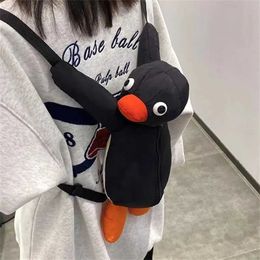 Plush Backpacks Cute Soft Toys Stuffed Animal Plush Backpack For Kids Penguin Plush Backpack Shoulder Bag Penguin Plush Bag Penguin Plush ToyL2403