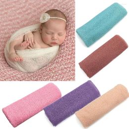 Blankets 8 Color Child Pography Props Kids Wraps Po Shooting Accessories Pograph Studio Blanket Backdrop Lace Elastic Fabric