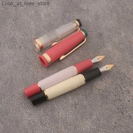 Fountain Pens Fountain Pens JinHao 82 MINI Fountain Pen Color match Acrylic Pen Spin EF F M Nib Stationery Office School Supplies Golden Ink Pens Q240314