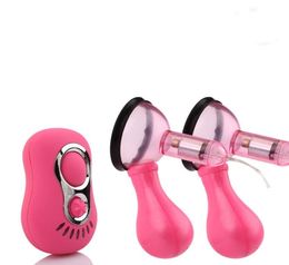 BAILE Sex Products For Women Breast Pump Vibrating Nipple Vibrator With Sucker Adult Novelty Erotic Sex Toys1830060