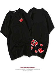 ed Japanese anime shortsleeved writing eye clan emblem Uchiha Sasuke Tshirt halfsleeve cotton harajuku graphic t shirts G9711058