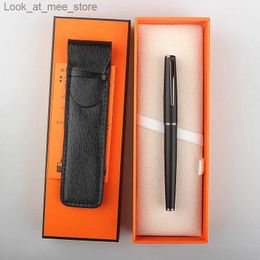 Fountain Pens Fountain Pens Luxury Quality Metal JINHAO 95 Fountain Pen Matte Black Titanium NIB Office School Supplies Writing New gift box Q240314