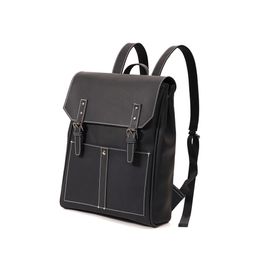 Real Leather Women Backpack Female Vintage Bag School Bags Men High Quality Travel Backpack Laptop Bag Leathfocus For girls boys Handbags