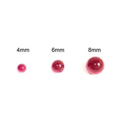 Ruby Terp Pearls 4mm 6mm 8mm dab pearl for quartz banger nail 25mm or 30mm smoking accessories1584121