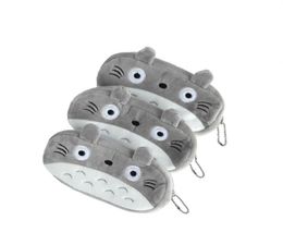 15 pcs lot Cartoon Totoro Style Plush Zipper Pencil Bags Cosmetic Bag Pouch Writing Supplies Office School Supplies169h7842038