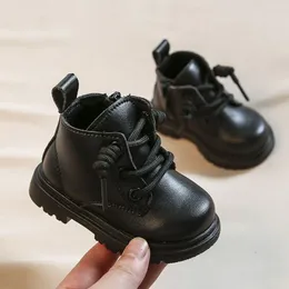 Boots Winter Baby Fashion Casual Girls Boys Leather Boot Soft Botton First Walker Infant Sneaker Children Shoes