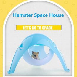 Cages Pet items Hamster Cage Plastic Hamster Toys Space House for Hamster Guinea Pig Cage Bed for Small Pet