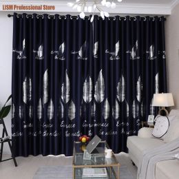 Curtains Light Luxury Curtains for Living Room Blackout Silver Leaf Curtain for Bedroom Gold Shiny Kids Children New Home Decor Window