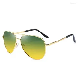 Sunglasses 2024 Pilot For Men Polarised Pochromic Day Night Driving Glasses Women Chameleon Goggles Unisex Sonnenbrille