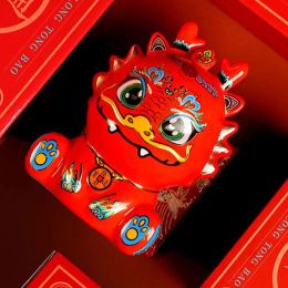 Boxes Dragon New Year Gift Girls Coin Bank Banks Adults Desktop Decor Kids Piggy Reusable Shaped Money