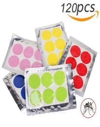 120pcs DIY Mosquito Repellent Stickers Patches Cartoon Smiling Face Drive Repeller8964595