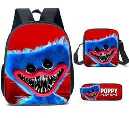 game 3D Print Cartoon Anime School Backpacks Shoulder pen Bag 3pcslot Teenagers Bags 157inch1634412