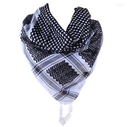 Scarves Versatile Headwrap Shemagh Scarf For Muslims Arab Keffiyeh Headscarf Arabian Dubai Military Tactics Neck Wrap Shawl Dropship