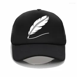 Ball Caps Fashion Hat Quill Pen Printing Baseball Men And Women Summer Trend Cap Beach Visor Hats