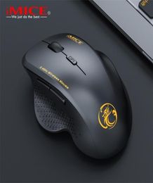 Mice Ergonomic Mouse Wireless Mouse Computer Mouse For PC Laptop 24Ghz USB Mini Mause 1600 DPI 6 buttons Optical Mice 2210119997170