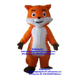 Mascot Costumes Long Fur Orange Fox Jackal Dhole Mascot Costume Adult Cartoon Character Inauguration Anniversaries Education Exhibition Zx1554