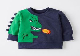 Little maven 27Years Autumn Dinosaur Pattern Kid39s Boy39s Baby39s Sweatshirt Children39s Fall Clothing For Boy baby 6151074