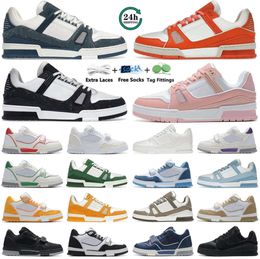 Designer Men Women Casual Shoes Leather Lace Up luxury velvet suede Black White Pink Red Blue Yellow Green Mens Womens Trainers Sports Sneakers Platform Shoe 1005ess