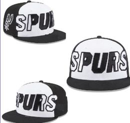 2024 American Basketball "Spurs" Snapback Hats 32 Teams Luxury Designer HOU OKC PHI LAC Casquette Sports Hat Strapback Snap Back Adjustable Cap