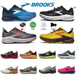 Big Size 36-45 brooks running shoes men women Runners Launch 9 Hyperion Tempo triple black white mesh sports sneakers Outdoor Brook Cascadia 16 designer shoes Classic