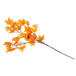 Decorative Flowers Simulated Cuttings Fall Stem Artificial Picks Fake Adorn House Plants Decor Faux Plastic Stems