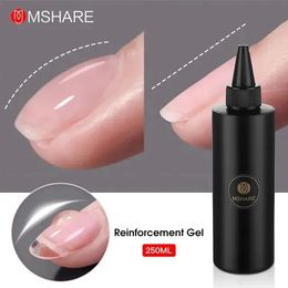 MSHARE Reinforcement Gel Self Levelling Build Nail Apex C-Curve Builder Strengthen Alignment Base Soak Off 250g 240306