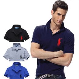 2024 Spring/Summer Men's and Women's Short sleeved Multicolor Pony Brand Quick Drying Loose Versatile Breathable Casual Polo Shirt