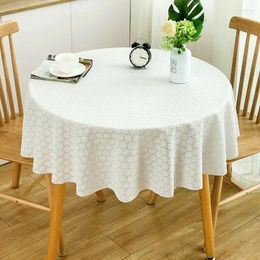 Table Cloth Round Waterproof Oil Disposable Household Small