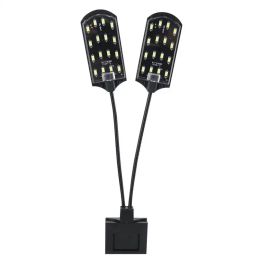 Lightings Fish Tank Waterproof Clip On Lamp Slim LED Aquarium Light Plants Grow Lighting Light