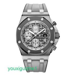 AP Watch Top Machinery Watch Royal Oak Offshore Series 42MM Titanium Automatic Mechanical Mens Luxury Watch 26470IO.OO.A006CA.01