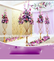 New mental walkway stand wedding aisle decorations pillar for weddings decor565920649