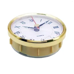 Clocks Accessories Clock Insert 3 Inch Mm Round MovementTone Bezel Roman Numerals (80 Mm) Diameter Hole