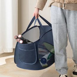 Shopping Bags Clear Laundry Storage Basket Heavy Duty Fitness Bag For Workout