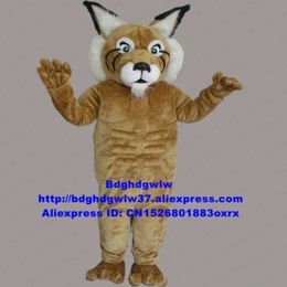 Mascot Costumes Brown Wildcat Wild Cat Caracal Ocelot Lynx Catamount Bobcat Mascot Costume Character Upmarket Upscale Walking Street Zx909