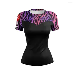 Women's T Shirts Cody Lundin Fast Dry Short Sleeve Floatsuit Tops Rash Guard For Women UV Protection T-shirts Sunscreen UPF50 Swimwear