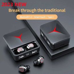 Cell Phone Earphones New M90 Bluetooth 5.3 Wireless Headphones Touch Control Gaming Headsets HIFI Stereo Noise Reduction earbuds With Mic 240314