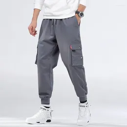 Men's Pants Leggings Men Thin Sports Function Fashion Brand Casual Label Handsome Paratroopers Nine Minutes Trousers Autumn