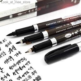 Fountain Pens Fountain Pens 3 Pcs / Lot Calligraphy Pen for Signature Chinese Words Learning Brush Pens Set Art Marker Pens Stationery School Supplies Q240314