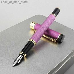 Fountain Pens Fountain Pens New Dragon pen gold clip metal Fountain Pen 0.5mm Nib School Office supplies Ink Pens Gift Stationery Q240314